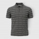 Calvin Klein Jeans Polo Μπλούζα Γκρι με All Over Logo Print / Pre-Owned